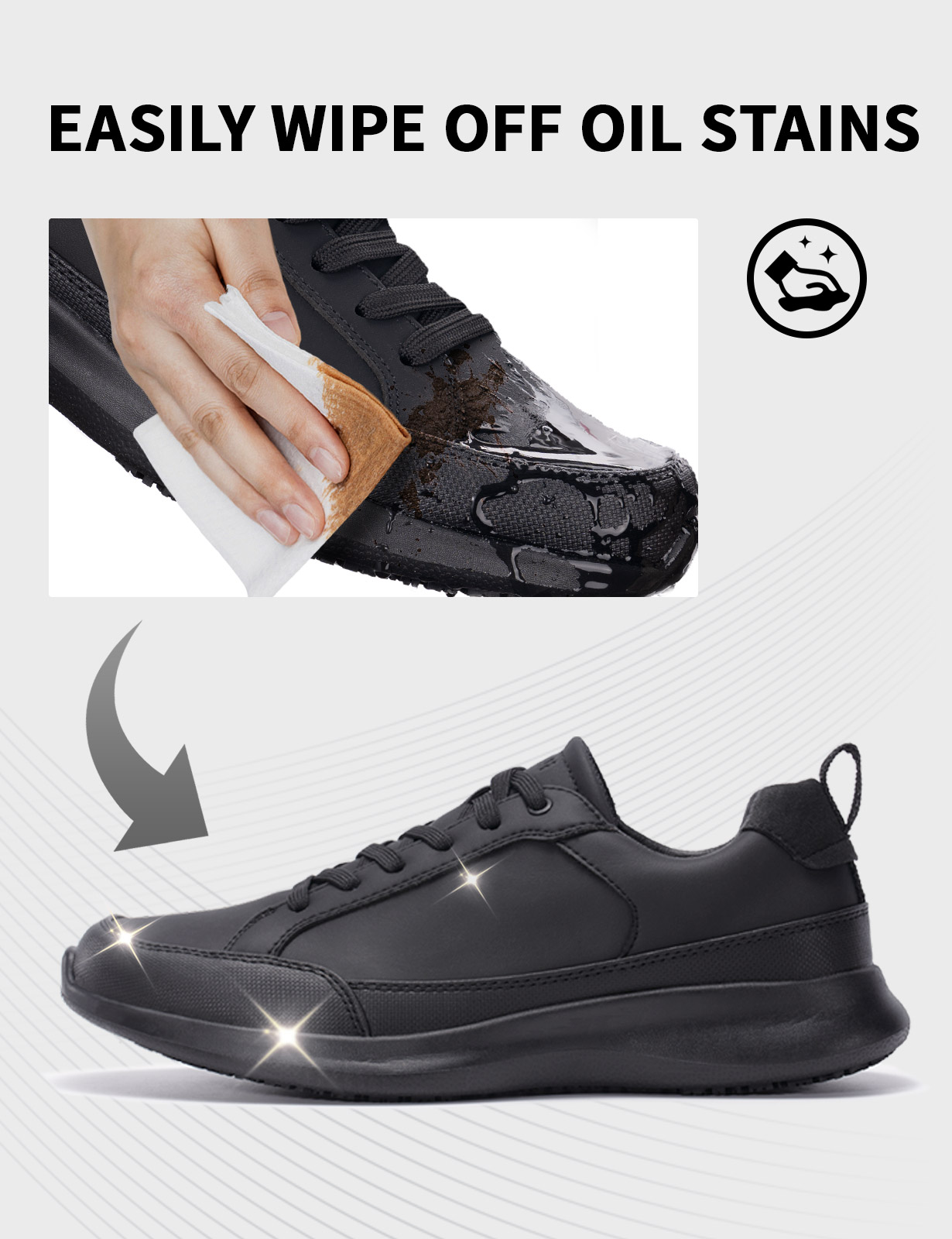 SPIEZ Men's Non-Slip Safety Work Sneakers photo 5
