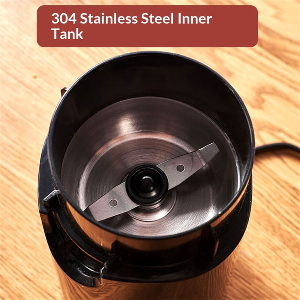 Fast Electric Coffee Grinder for Home Use, Easy to Use Coffee Bean and Spice Grinder with Heavy-Duty Stainless Steel Grind Blades