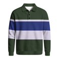 thumbnail image 7 of Horkkom Men Pullover Sweatshirt Fall Outfits Striped Sweatshirt Trendy Casual Sweatshirt L, 7 of 7