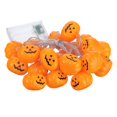 thumbnail image 2 of Guirnalda de luces LED decorativas de Halloween con forma de calabaza y funcionamiento a batería, 3 m de largo, 20 LED, color cálido, 2 of 4