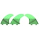 thumbnail image 4 of Juego de 3 aletas de fibra de vidrio verde para tabla de surf G3/G5 para surf y stand up paddle, 4 of 8