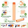thumbnail image 6 of 100-Dart Bullets Refill Pack for N-Strike Elite 2.0 Series – Compatible with All Elite Blasters Orange, 6 of 7