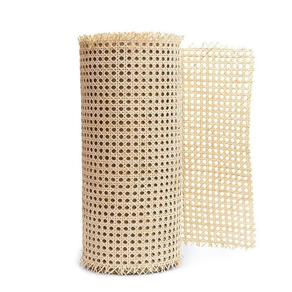 Natural Dried Rattan Woven Sheet Cane Webbing Material Repair DIY Chair I6U8
