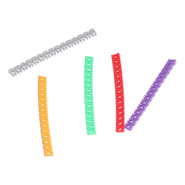 Marcador De Cables, Tubo De Identificación De Cables Ahorre Tiempo 0-9 Impermeable Colorido Para Fijar Cables