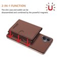 thumbnail image 6 of Allytechgroup Wallet Case for Samsung Galaxy A06, RFID Blocking PU Leather Stand Phone Shell with Credit Card Slot Shockproof Back Cover for Samsung Galaxy A06 Women Men, Brown, 6 of 8