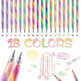 thumbnail image 3 of 6/18 Pack Mixing of 3 Colors Magic Gel Pens, Kawaii Color Changing Ballpoint Pen, Set for Adult Coloring Books, Doodling Scrapbook, 3 of 10