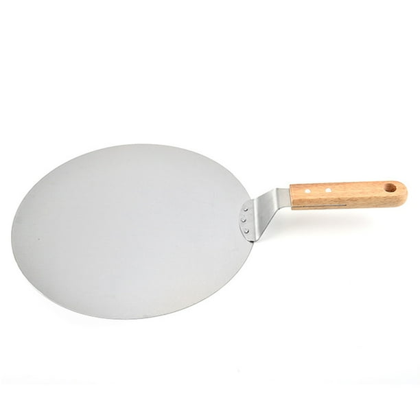 Meidong 12 Inch Stainless Steel Pizza Peel Metal Round Pizza Paddle