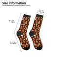 thumbnail image 2 of Honeii Christmas Gingerbread Cookies Print Children's Colorful Socks,Unisex Kids and Toddlers' Cushioned Sock,Kids Athletic Crew Socks,for Everyday Wear and Sports, 2 of 5