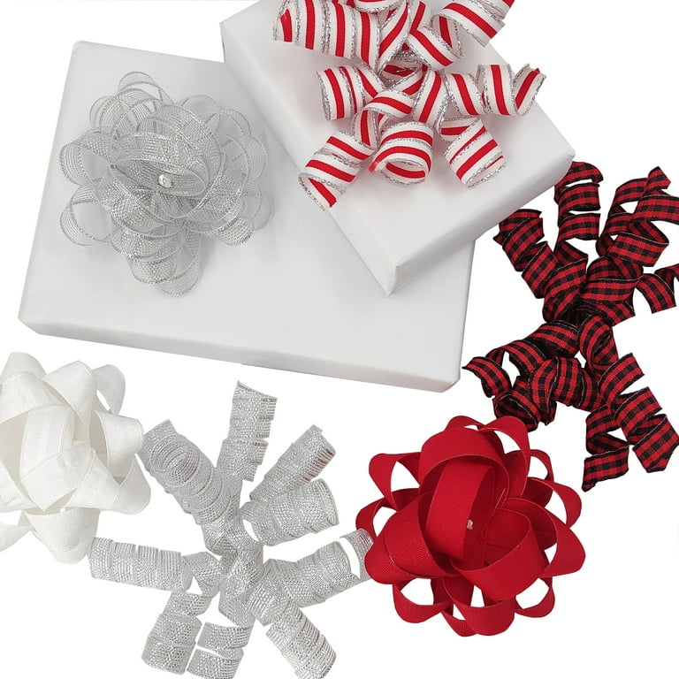 42ct Christmas & Holiday Gift Bows Assortment Peel ‘N Stick 2.5-3.5