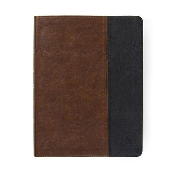CSB Men of Character Bible, Brown/Black LeatherTouch, Indexed (Hardcover)