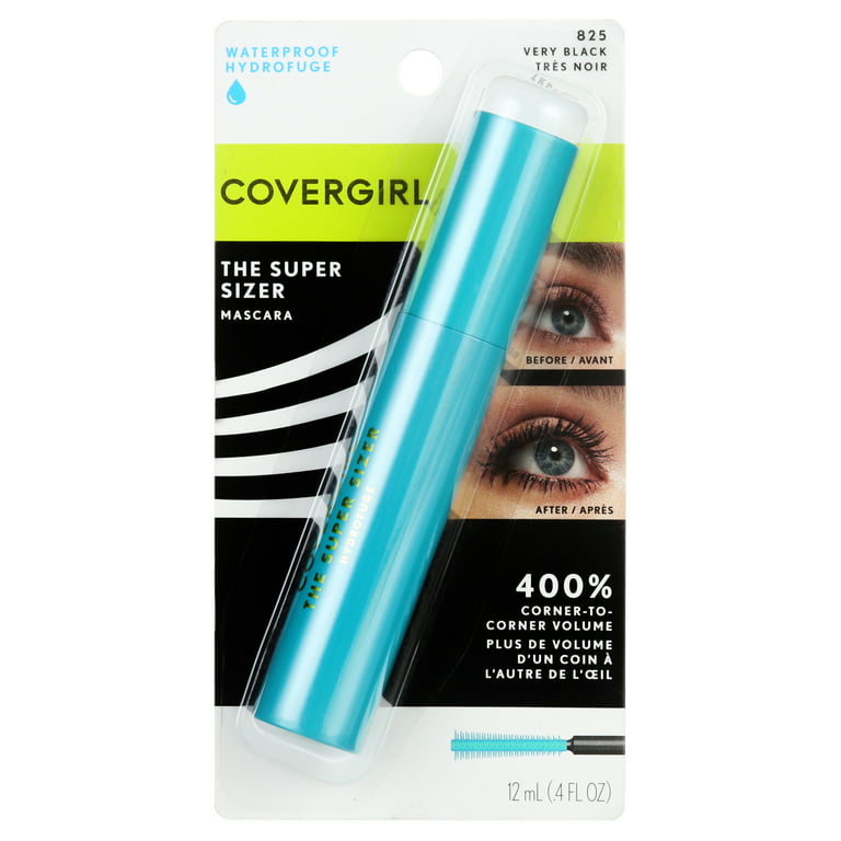 COVERGIRL Super Sizer Waterproof Mascara, 825 Very Black, 0.44 fl oz Walmart.com