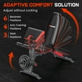 GIKPAL 800LB Adjustable Weight Bench,Foldable Olympic Weight Bench with