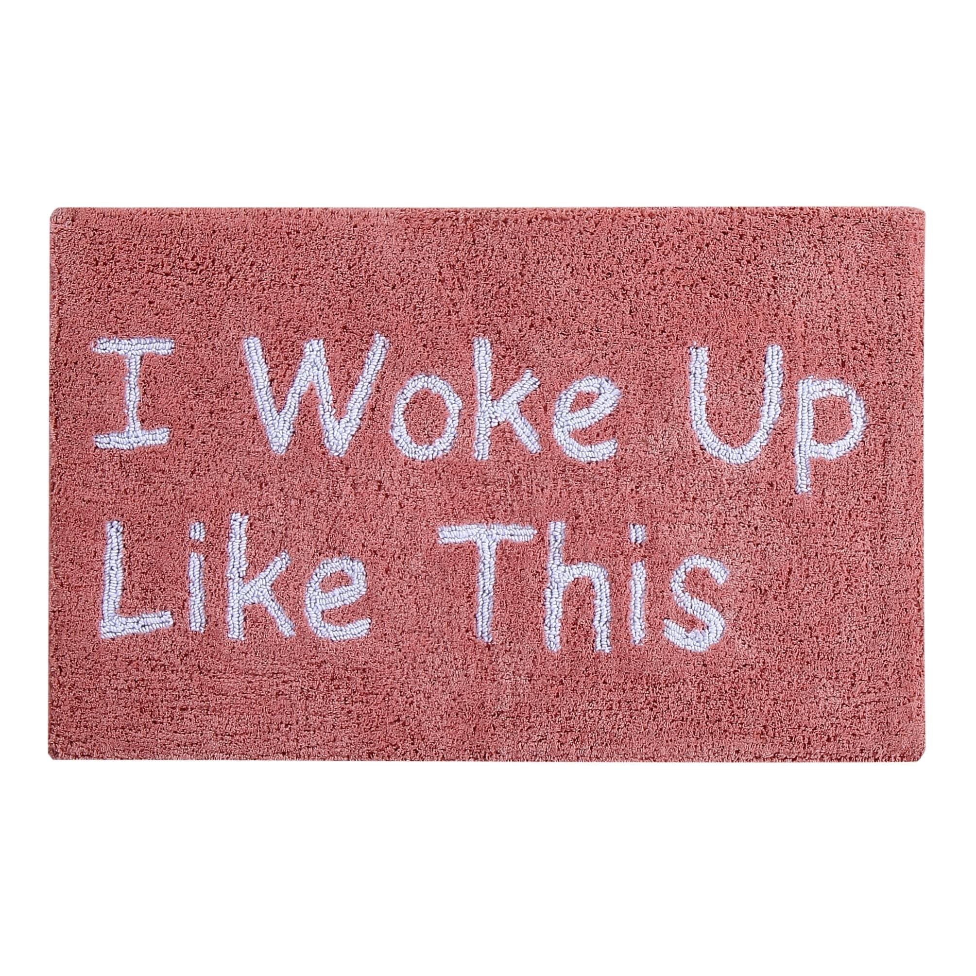 Better Trends Phrase Collection Is Ultra Soft Plush And Absorbent Tufted Bath Mat Rug 100 Cotton In Vibrant Colors 21 X 34 Rectangle Peach Walmart Com Walmart Com