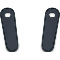Kuryakyn 9397 Motorcycle Accent Accessory: Passenger Board Block Off Plates for 1993-2019 Harley-Davidson Touring & Trike Motorcycles, Gloss Black, 1 Pair