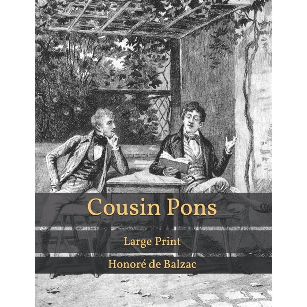 Cousin Pons Large Print Paperback Walmart Com