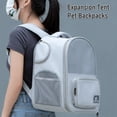thumbnail image 2 of Riwcyla Cat Carrier Portable Breathable Bag Shoulder Backpack Handheld Bag Expandable Backpack Cat Crate Cat Backpack Large Capacity for Small Medium Large Size, 2 of 6