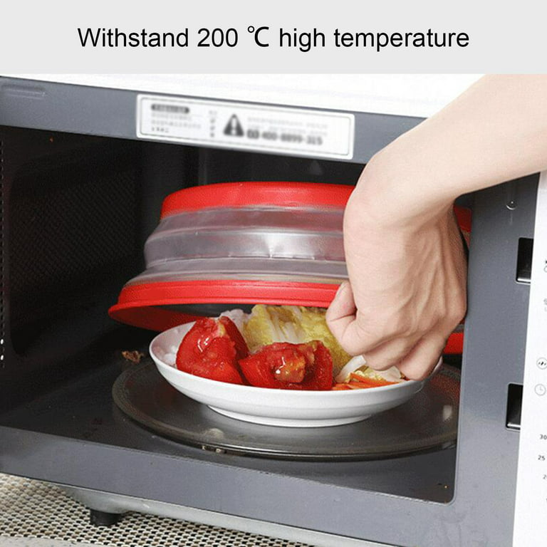 Microwave Food Cover Splatter Guard TPR Heat Insulation Microwave