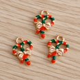thumbnail image 1 of 10pcs/lot Mix Enamel Christmas Charms for Jewelry Making Santa Claus Gloves Tree Charms Xmas Gifts DIY Handmade Jewelry Making, 1 of 4