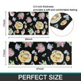 thumbnail image 7 of Pioneer Flower Floral Print Pattern Kitchen Rugs Sets Of 2,Anti Fatigue Kitchen Mat Rugs Non Slip Washable,Decorative Kitchen Floor Mats for Kitchen,Sink,Laundry,17"x30"+17"x47", 7 of 7