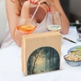 thumbnail image 3 of Yayeee Napkin Holder for Table Set of 2 Kitchen Paper Tissue Organization, Retro Forest, 3 of 8
