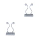 thumbnail image 1 of Bearachild 100 Piezas Gancho de Planta Accesorios de Soporte de Clip Montado en la Pared Blanco Blanco Pequeño 2Conjunto, 1 of 6