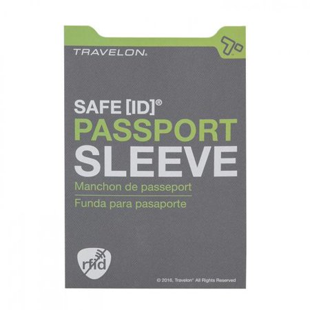 Travelon RFID Passport Sleeve Gray