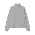 thumbnail image 5 of Maplenight Womens Mock Neck Sweatshirt Raglan Sleeve Loose Fit Oversized Pullover Tops Long Sleeve Warm Sweatshirts with Pocket, 5 of 6