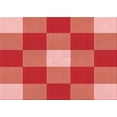 thumbnail image 1 of Ahgly Company Machine Washable Indoor Rectangle Transitional Neon Red Area Rugs, 7' x 10', 1 of 7