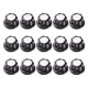 thumbnail image 1 of Kit de 15 perillas de potenciómetro con tapas giratorias y eje moleteado de baquelita, compatible con orificio Mf-A01 Wh118 (negro), 1 of 6