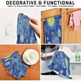 thumbnail image 7 of GZHJMY Dishcloth, Kitchen Towel, Kitchen Gifts for Restaurant, Kitchen, Party, Glowing Moon and Starry Oil Painting, 7 of 7