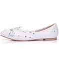 thumbnail image 2 of XIHAHA-zapatos de Ballet de reina de cristal para mujer, zapatillas de encaje brillantes con punta estrecha, zapatos de boda, 2 of 4