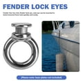 4 Pcs Boat Fender Bumper Hanging Holder Locks, Boat Bumper Clips Boat