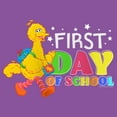 thumbnail image 2 of Girl's Sesame Street Big Bird First Day of School  Graphic T-Shirt, 2 of 4