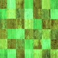 thumbnail image 1 of Ahgly Company Indoor Square Patchwork Green Transitional Area Rugs, 5' Square, 1 of 1