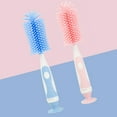 thumbnail image 4 of SPRING PARK Bottle Brush Cleaner Baby Milk Bottle Cleaner Soft Silicone Bottle Brusher 360 Degree, 4 of 8