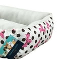thumbnail image 2 of Harper Lane Monaco Rectangular Plush Pet Bed, Pink Bow, 2 of 3