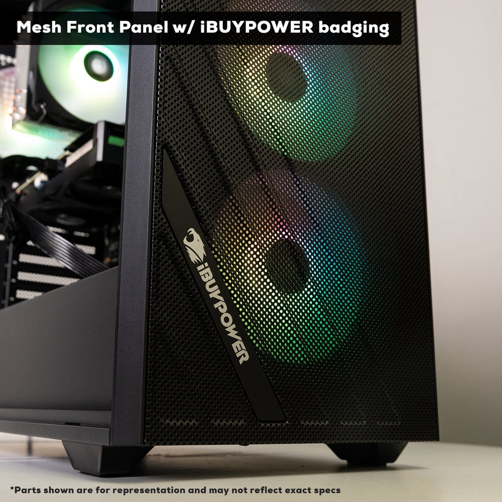 iBUYPOWER Scale Gaming PC Desktop Computer Intel Core i5 14400F CPU, NVIDIA GeForce RTX 4060 8GB GPU, 16GB DDR5 RGB 5200MHz RAM, 1TB NVMe SSD, Windows 11 Home, Gamer Keyboard and Mouse - SCI5N4601