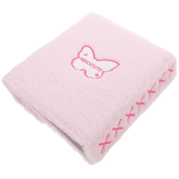 Raindrops Portable Baby Memory Album Fluffy Photocard Binder Adorable Home Photo Album Portable Picture Holder Album Plush Photo Scrapbook Album