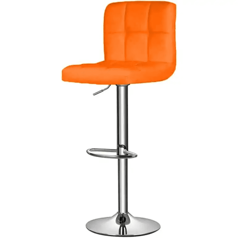 Magshion Height Adjustable Swivel Bar Stools Armless LowBack Faux Leather Kitchen Counter