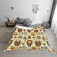 thumbnail image 6 of Salouo Cute Owls Print Throw Blanket Gifts for Women Men Soft Flannel Blanket for Home Living Room Decor Bedroom Blanket Gifts for Mom Dad -40"x30", 6 of 6