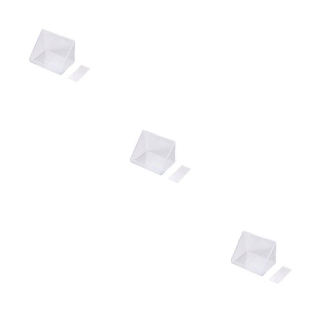 Injueey Estante de pared de plástico para decodificador de TV, estante con espejo, armario, soporte Diagonal, soporte para partición de Type1 NO1