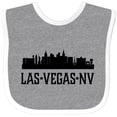 thumbnail image 3 of Inktastic Las Vegas Nevada City Skyline Boys or Girls Baby Bib, 3 of 4