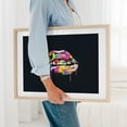 thumbnail image 5 of Colorful lips - Painting Pop Art Modern Art Psychedelic Abstract Graffiti Surrealism Unframed Wall Art Print 4 x 6 inches, 5 of 7