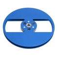 thumbnail image 2 of Empty Tape Reel, 7 Inch Aluminum Alloy 2 Hole Wind Proof, Compatible with Reel Tape Player, 1/4 Inch, Universal, for Traditional Recordings, for Recorders, 2 of 7