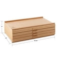 thumbnail image 6 of 7 Elements 4 Drawer Wooden Artist Storage Supply Box for Pastels, Pencils, Pens, Markers, Brushes and Tools, 6 of 7