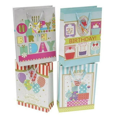 DDI 2333019 Birthday Gift Bag with Glitter - Jumbo - Case of 144