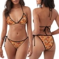 thumbnail image 3 of Fotbe Hippie Flower Traje de Baño para Mujer de Dos Piezas – Bikini Sexy de Tirantes Tipo Halter con Diseño Triangular, 3 of 6