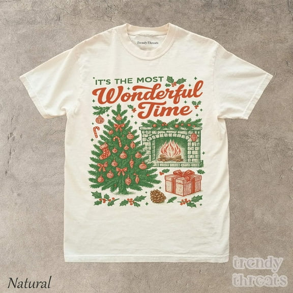 It's The Most Wonderful Time of The Year Shirt, Christmas Graphic Tee, XMAS Santa T-Shirt