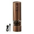 thumbnail image 2 of 2X Electric Salt and Pepper Grinder USB Charging Automatic Salt and Pepper Grinder, for Kitchens and Restaurants,A, 2 of 2