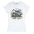 thumbnail image 5 of Life is a Journey Enjoy the Ride T-Shirt 4x4 Offroad Rugged Vehicle Trailblazing Mudding Dirt Roads Women's Tee, 5 of 7